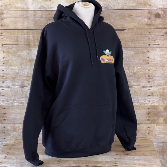The Simpsons Size Medium Krusty Burger Hoodie - Picture 3 of 10